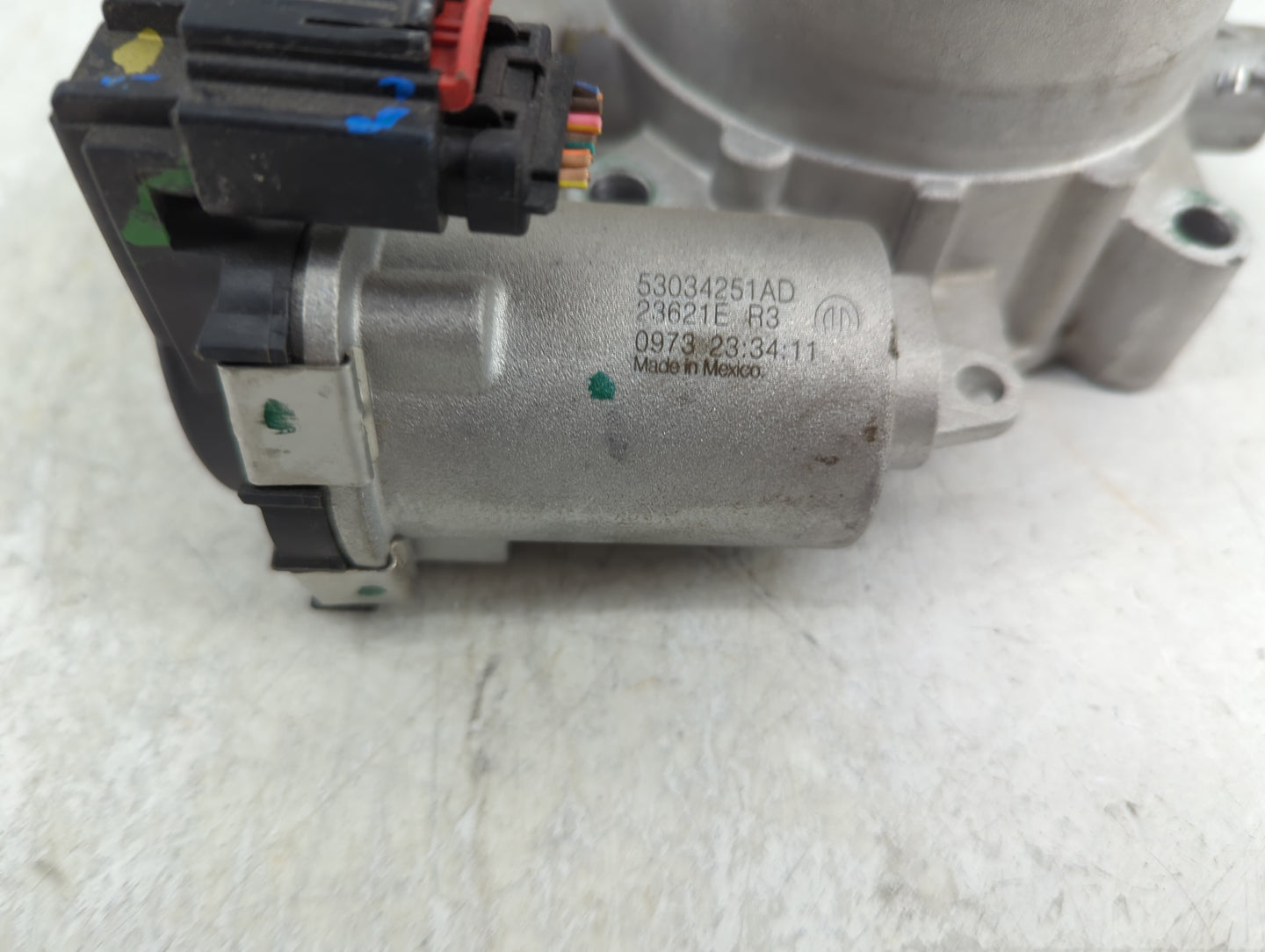 2018 Dodge Ram 1500 Throttle Body P/N:53034251AD Fits Fits 2012 2013 2014 2015 2016 2017 2019 2020 2021 2022 OEM Used Auto P
