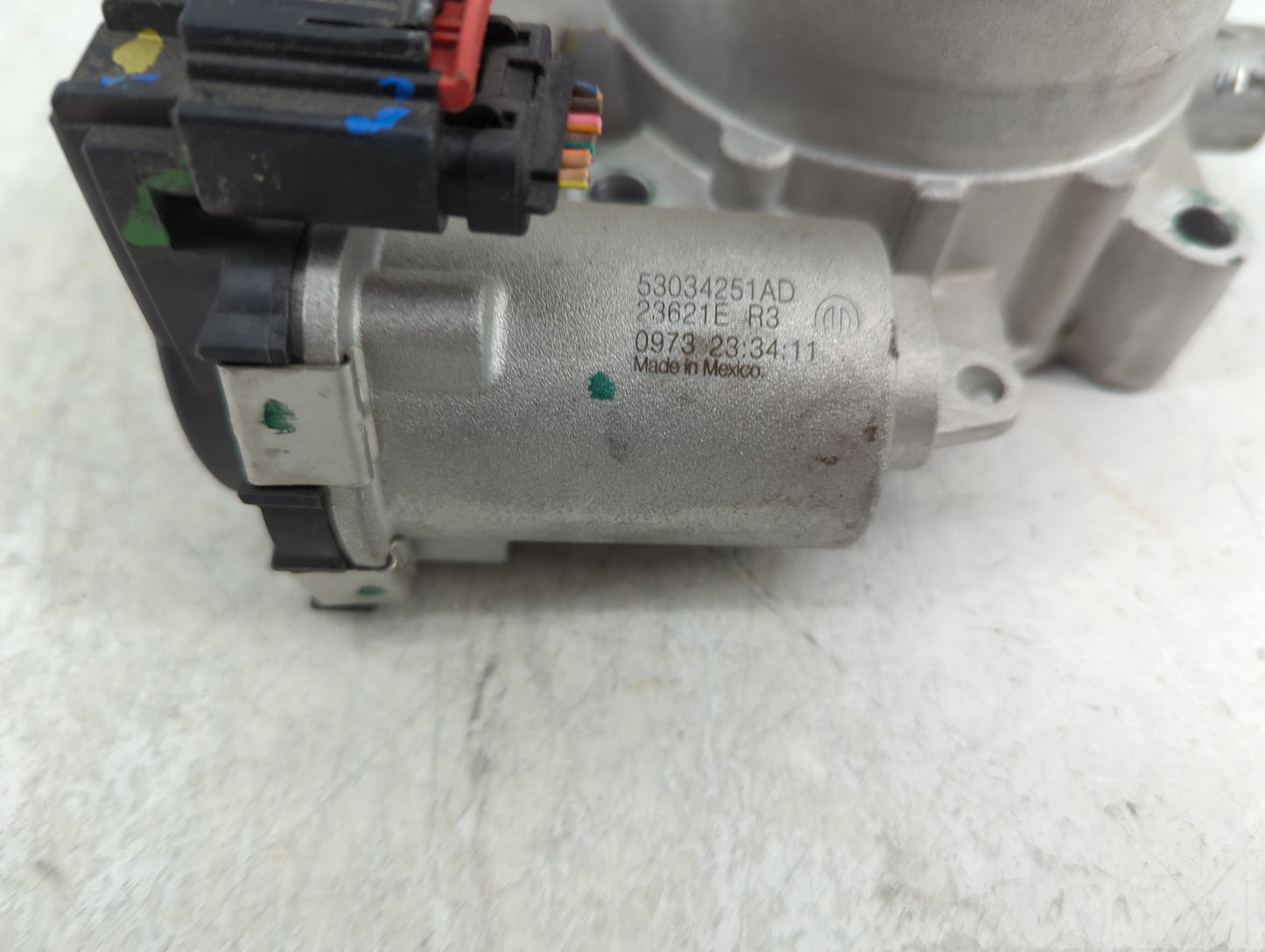 2018 Dodge Ram 1500 Throttle Body P/N:53034251AD Fits Fits 2012 2013 2014 2015 2016 2017 2019 2020 2021 2022 OEM Used Auto P