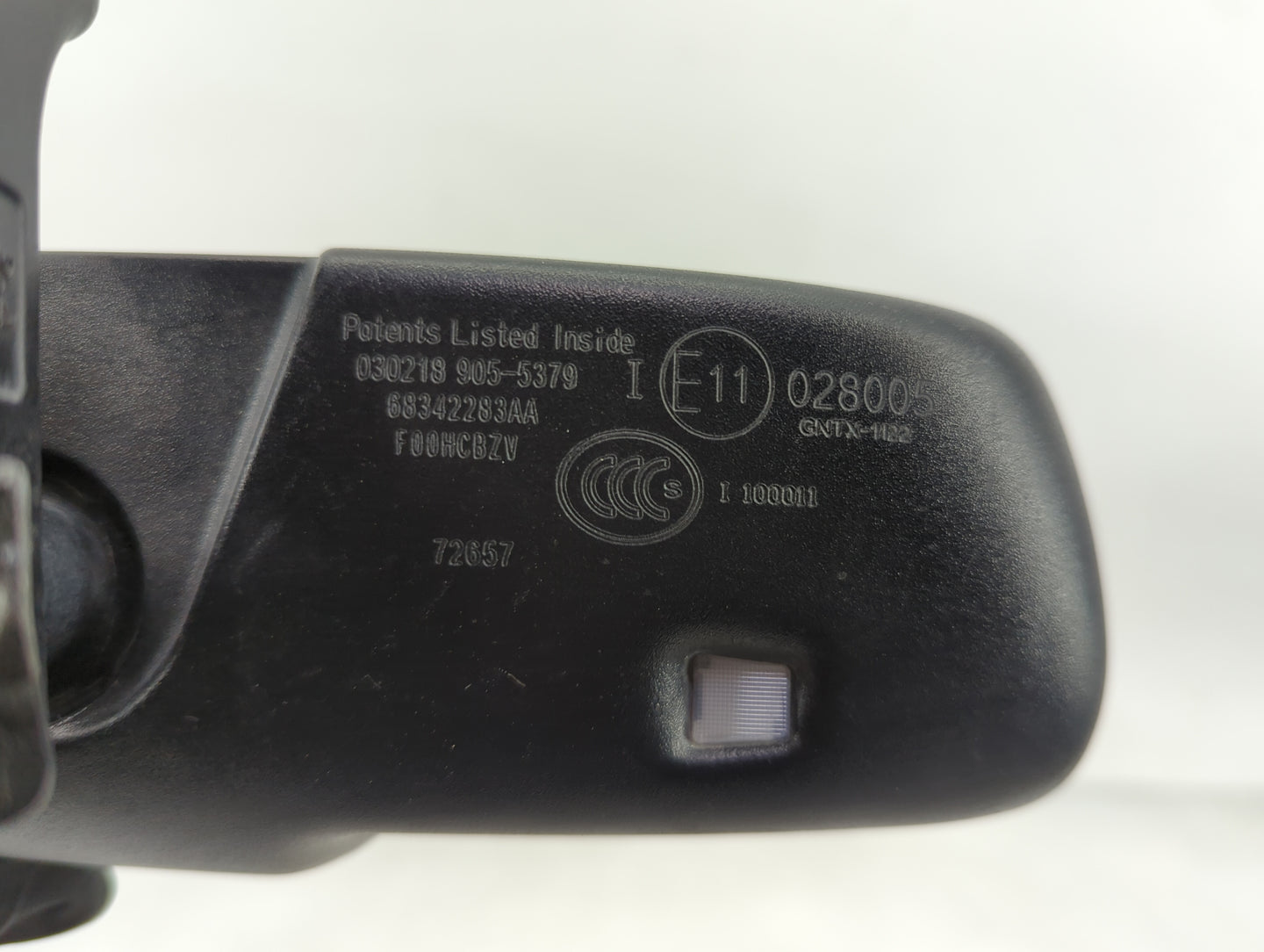 2018 Dodge Ram 1500 Interior Rear View Mirror Replacement OEM P/N:E11028005 Fits Fits 2019 2020 OEM Used Auto Parts - Oemuse