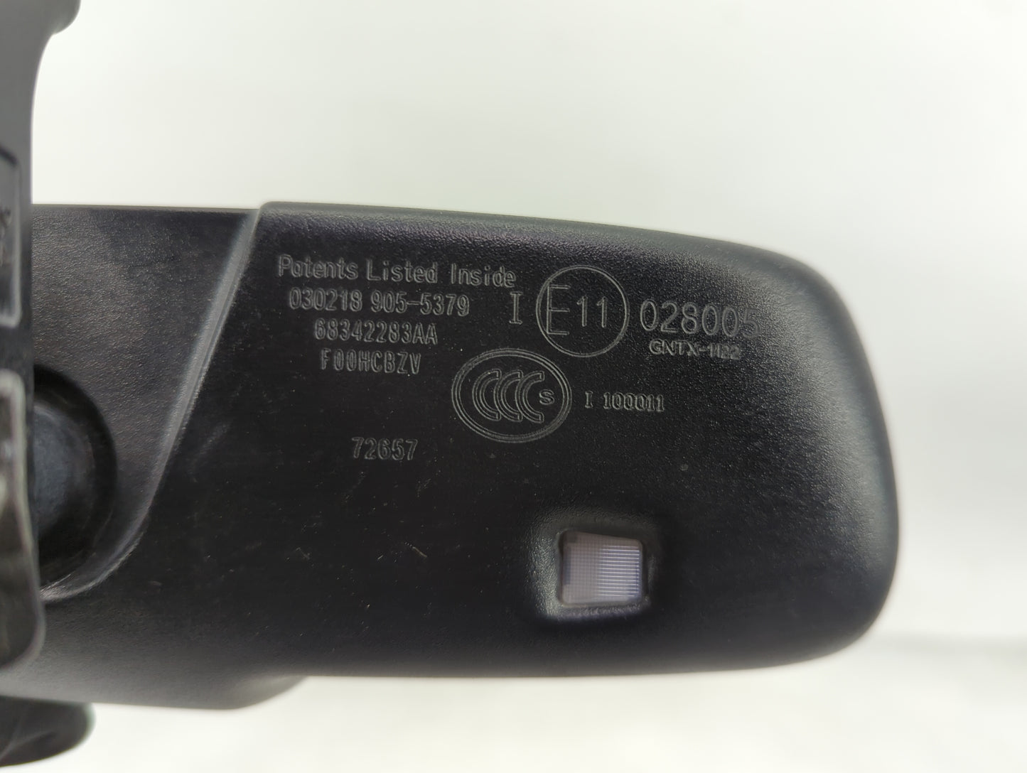 2018 Dodge Ram 1500 Interior Rear View Mirror Replacement OEM P/N:E11028005 Fits Fits 2019 2020 OEM Used Auto Parts - Oemuse