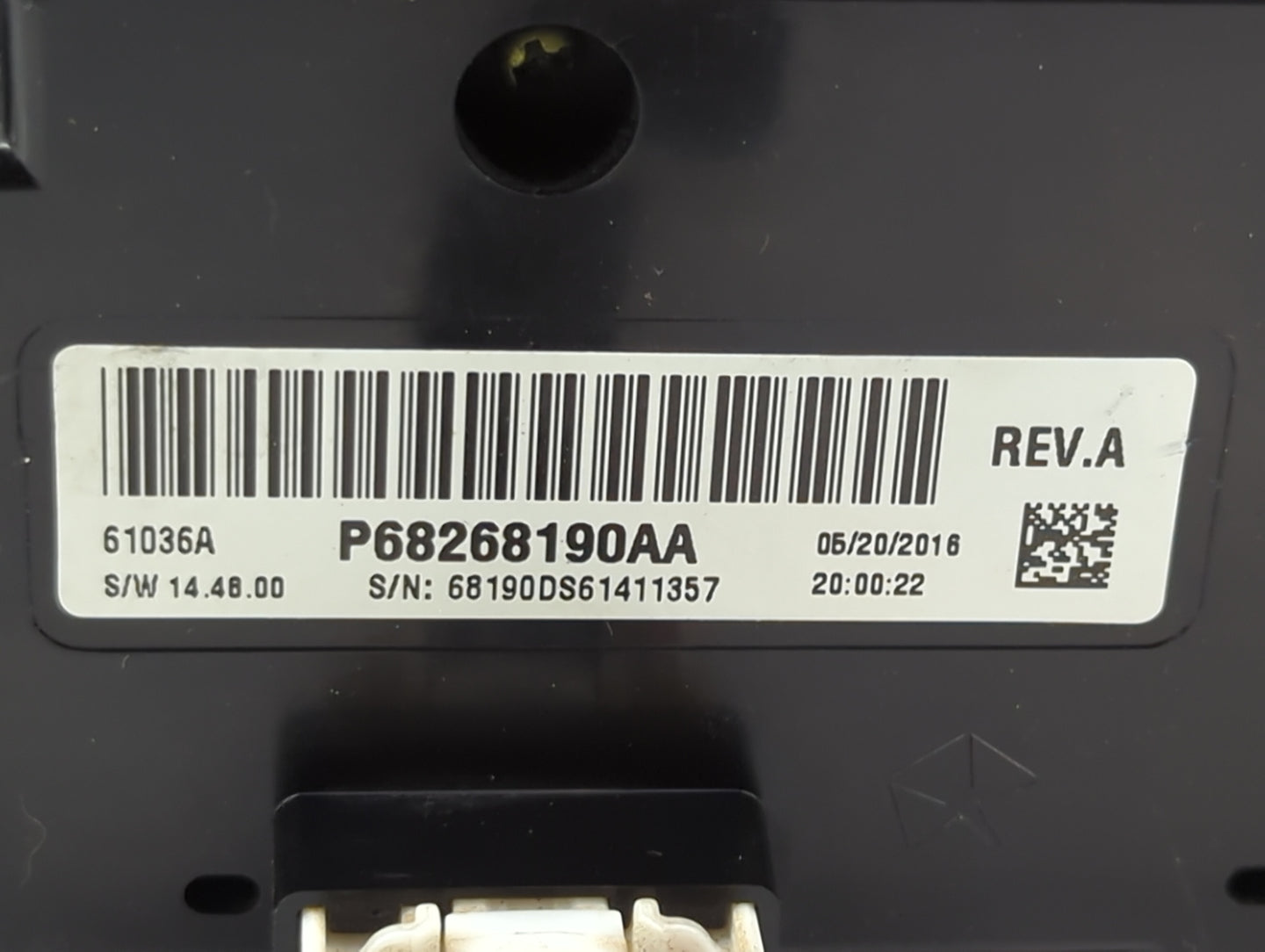2018 Dodge Ram 1500 Climate Control Module Temperature AC/Heater Replacement P/N:P68268190AA Fits OEM Used Auto Parts - Oemu