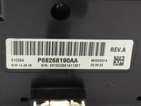 2018 Dodge Ram 1500 Climate Control Module Temperature AC/Heater Replacement P/N:P68268190AA Fits OEM Used Auto Parts - Oemu
