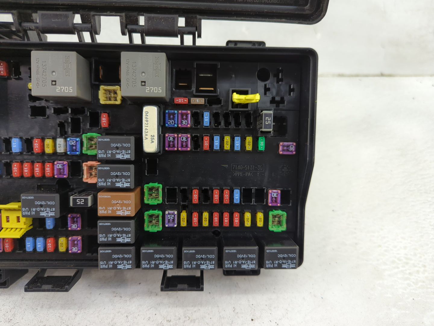2018 Dodge Ram 1500 Fusebox Fuse Box Panel Relay Module P/N:PP-T10 7140-1980-30 Fits OEM Used Auto Parts - Oemusedautoparts1