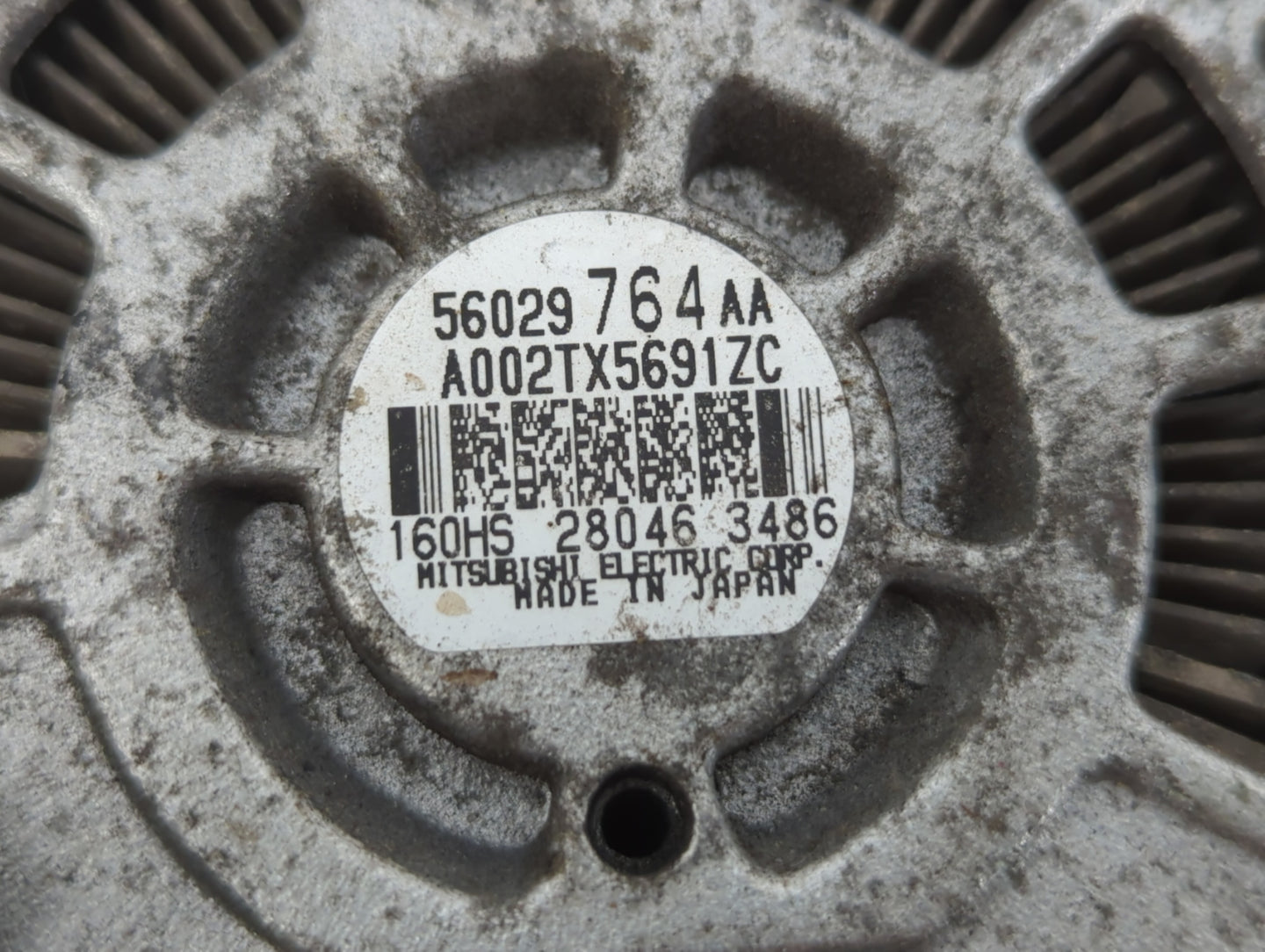 2018 Dodge Ram 1500 Alternator Replacement Generator Charging Assembly Engine OEM P/N:56029 764AA Fits OEM Used Auto Parts -