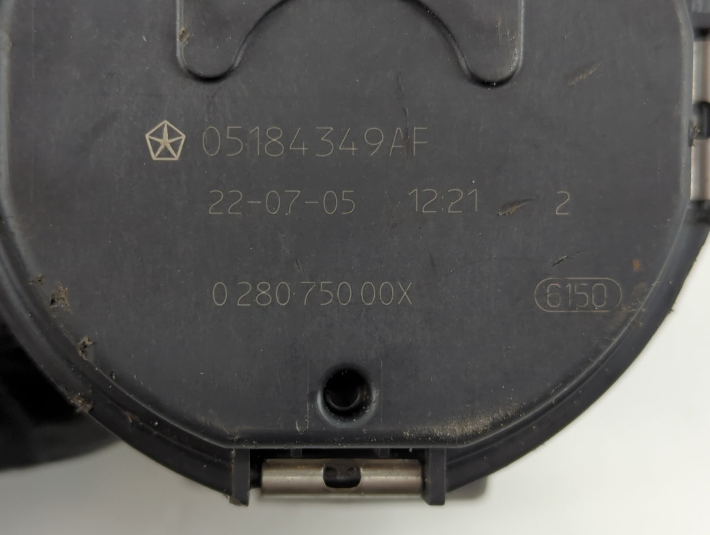 2018 Dodge Ram 1500 Throttle Body P/N:05184349AF Fits Fits 2011 2012 2013 2014 2015 2016 2017 2019 2020 2021 2022 OEM Used A