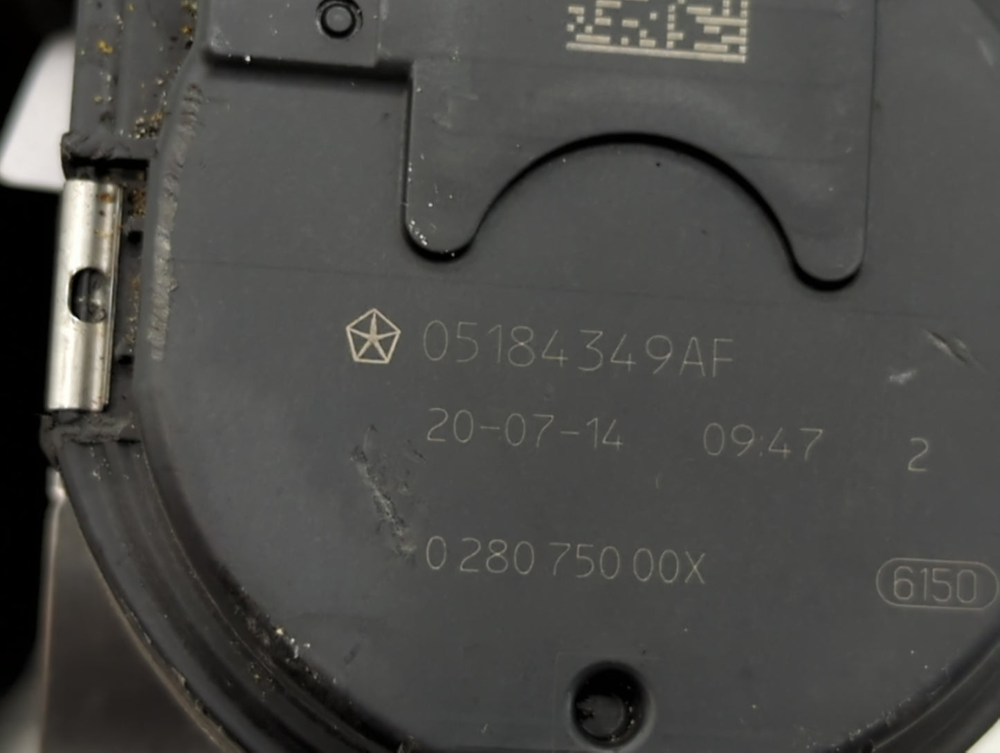 2018 Dodge Ram 1500 Throttle Body P/N:05184349AF Fits Fits 2011 2012 2013 2014 2015 2016 2017 2019 2020 2021 2022 OEM Used A