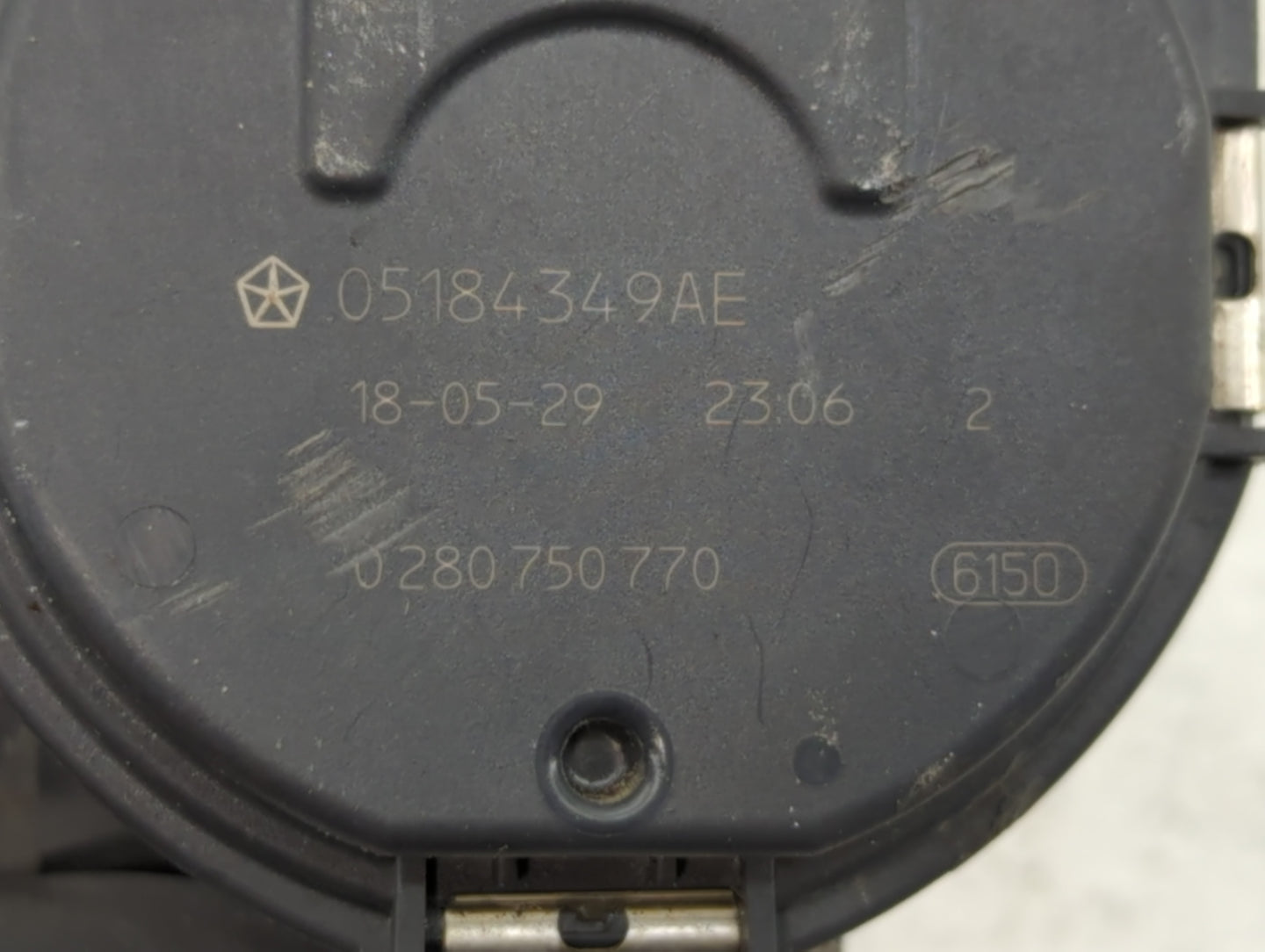 2018 Dodge Ram 1500 Throttle Body P/N:05184349AE Fits Fits 2011 2012 2013 2014 2015 2016 2017 2019 2020 2021 2022 OEM Used A