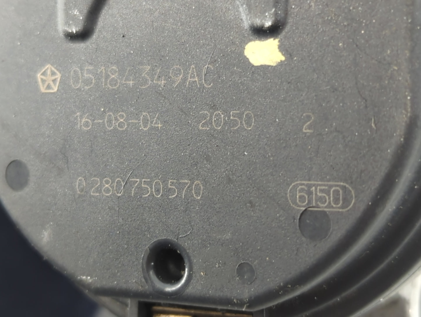 2018 Dodge Ram 1500 Throttle Body P/N:05184349AC Fits Fits 2011 2012 2013 2014 2015 2016 2017 2019 2020 2021 2022 OEM Used A