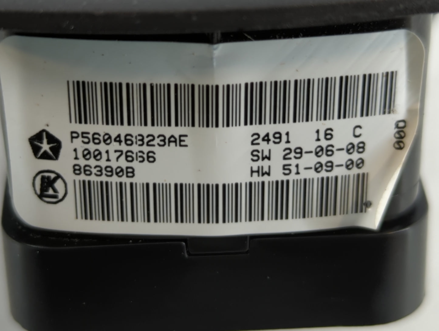 2018 Dodge Ram 1500 Master Power Window Switch Replacement Driver Side Left P/N:P56046823AE Fits OEM Used Auto Parts - Oemus