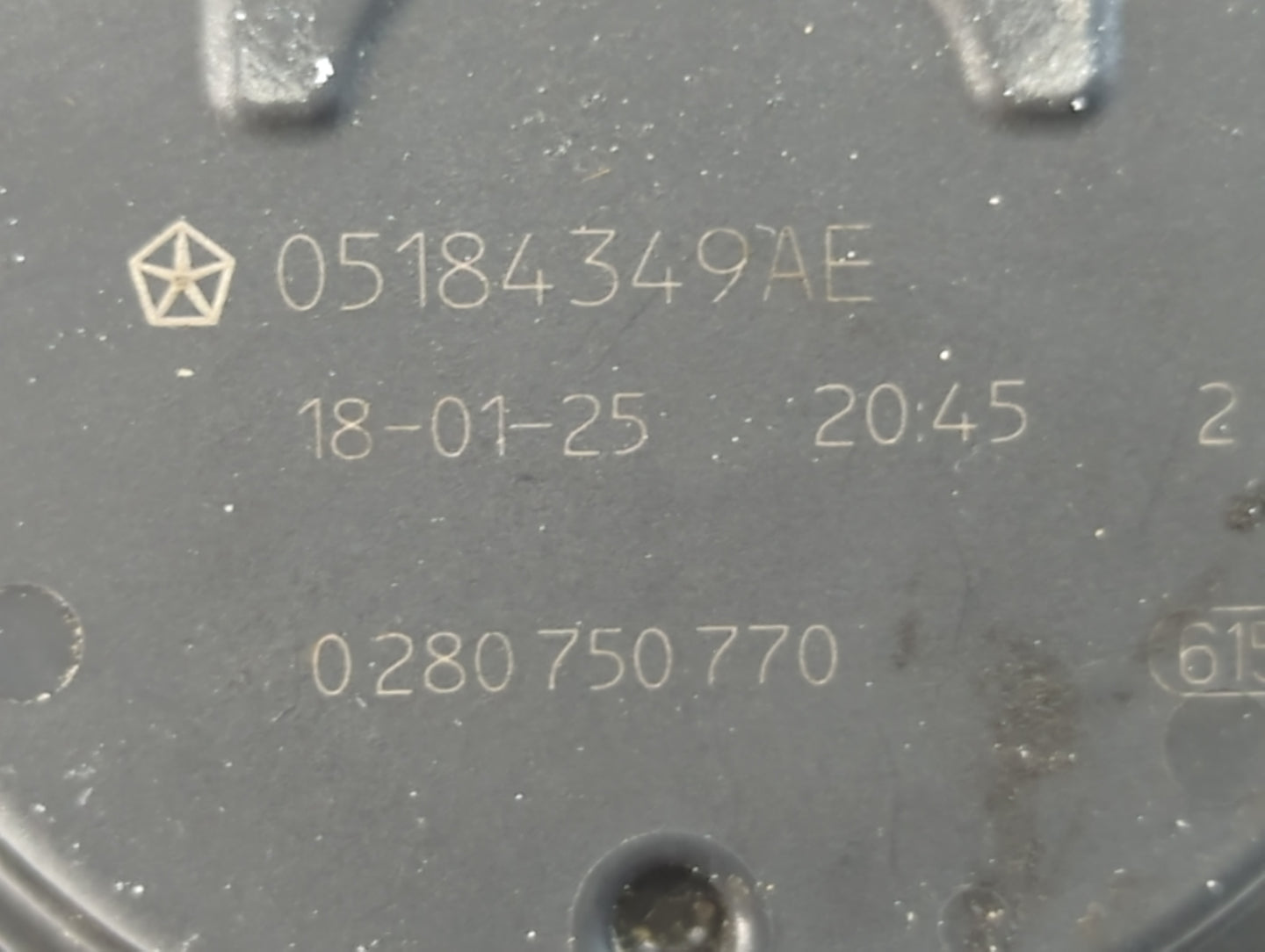 2018 Dodge Ram 1500 Throttle Body P/N:05184349AE Fits Fits 2011 2012 2013 2014 2015 2016 2017 2019 2020 2021 2022 OEM Used A