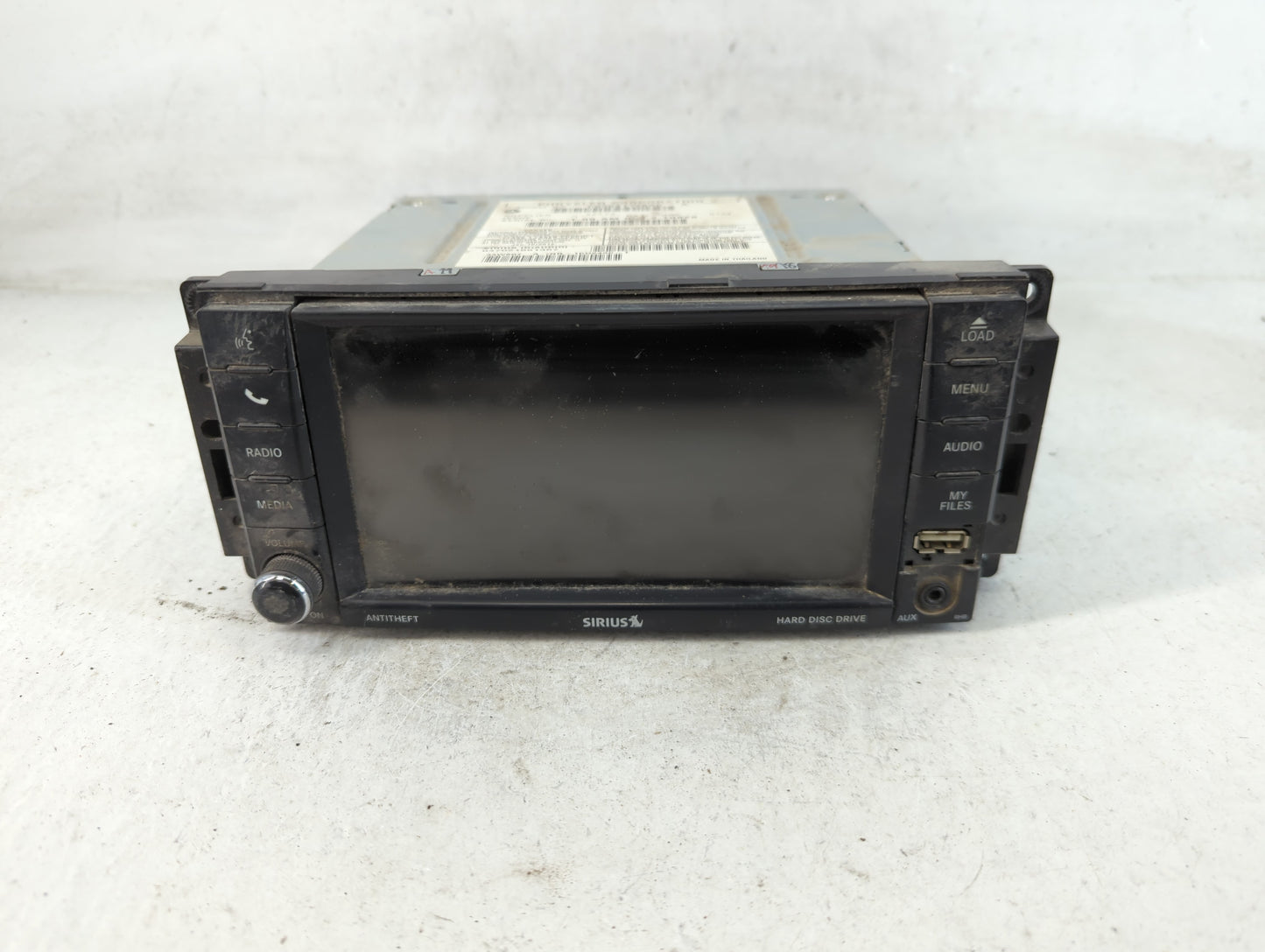 2018 Dodge Ram 1500 Radio AM FM Cd Player Receiver Replacement P/N:P05091186AC Fits Fits 2019 2020 OEM Used Auto Parts - Oem