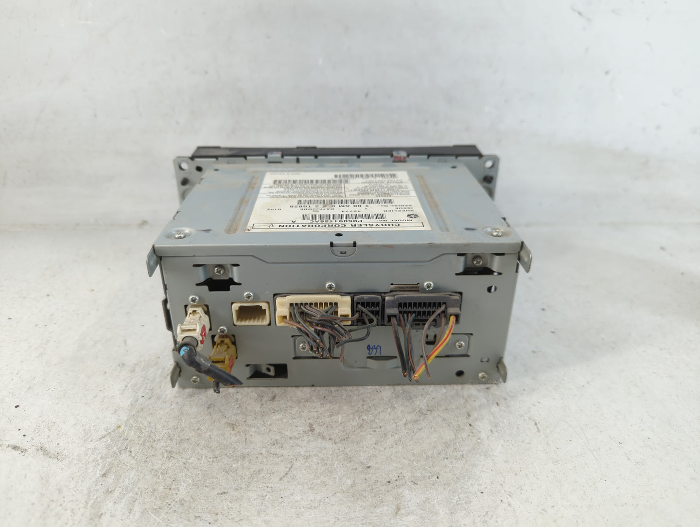 2018 Dodge Ram 1500 Radio AM FM Cd Player Receiver Replacement P/N:P05091186AC Fits Fits 2019 2020 OEM Used Auto Parts - Oem