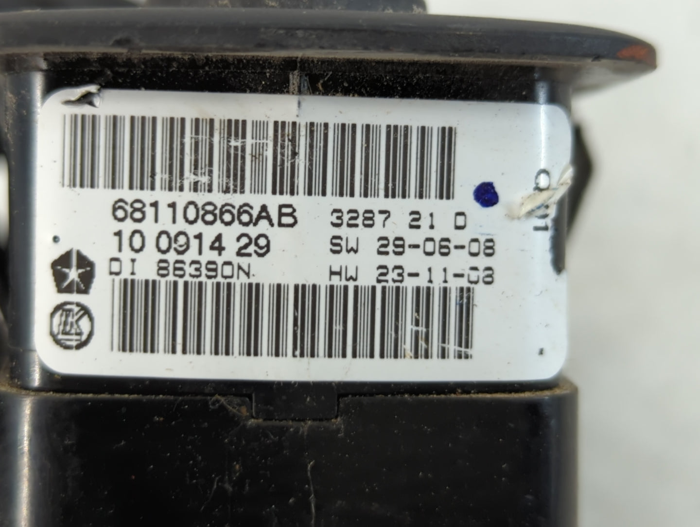 2018 Dodge Ram 1500 Master Power Window Switch Replacement Driver Side Left P/N:68110866AB Fits Fits 2016 2017 2019 2020 202