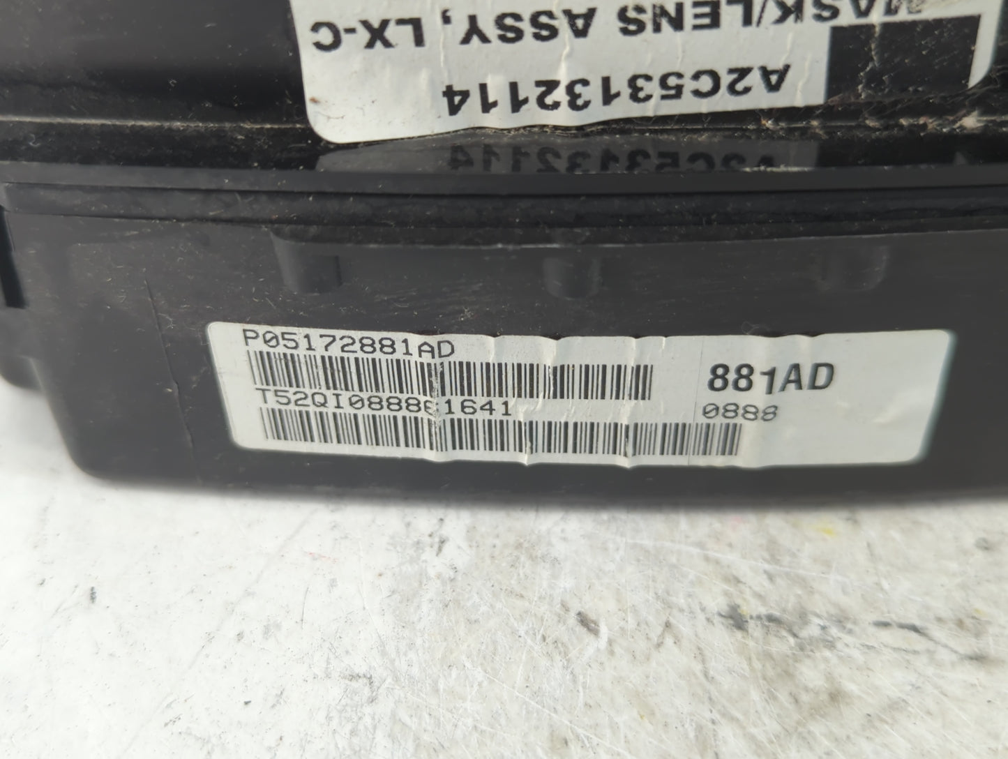 2018 Dodge Ram 1500 Instrument Cluster Speedometer Gauges P/N:881AD P05172881AD Fits OEM Used Auto Parts - Oemusedautoparts1