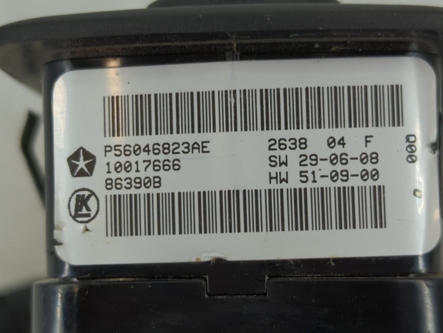 2018 Dodge Ram 2500 Master Power Window Switch Replacement Driver Side Left P/N:P56046823AE Fits OEM Used Auto Parts - Oemus