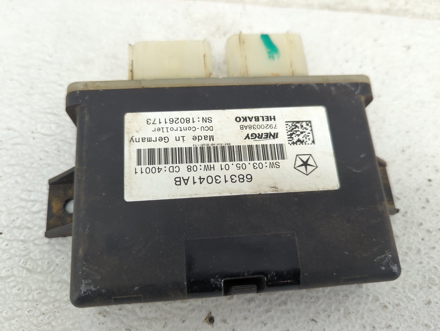2018 Dodge Ram 2500 PCM Engine Control Computer ECU ECM PCU OEM P/N:68313041AB 7920038AB Fits Fits 2017 OEM Used Auto Parts 