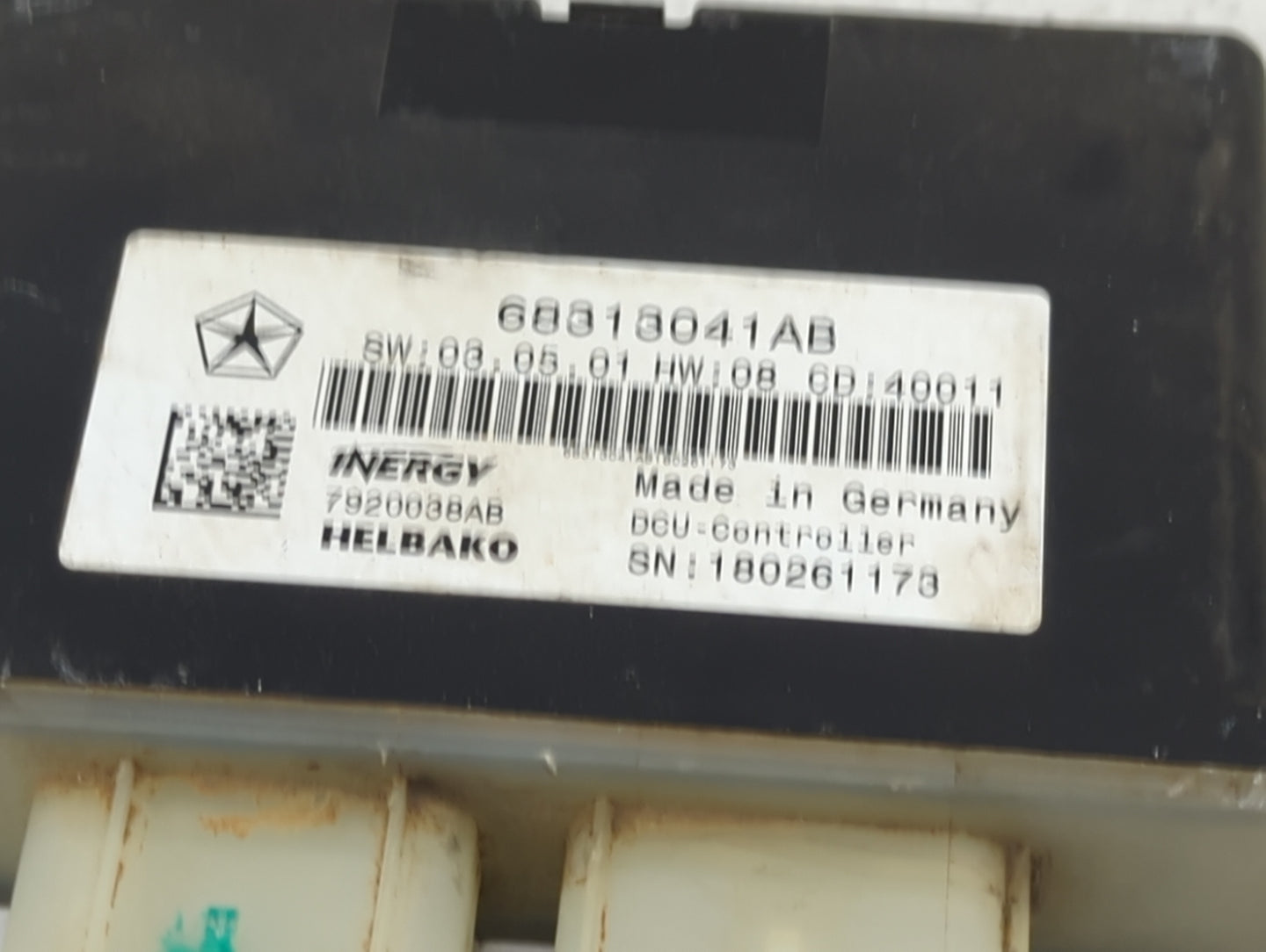 2018 Dodge Ram 2500 PCM Engine Control Computer ECU ECM PCU OEM P/N:68313041AB 7920038AB Fits Fits 2017 OEM Used Auto Parts 