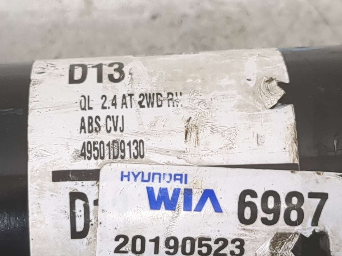 2018 Fiat 500 Axle Shaft Front Passenger Cv C/v - Oemusedautoparts1.com