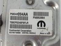 2018 Fiat 500 PCM Engine Control Computer ECU ECM PCU OEM P/N:P68342094AA Fits OEM Used Auto Parts - Oemusedautoparts1.com