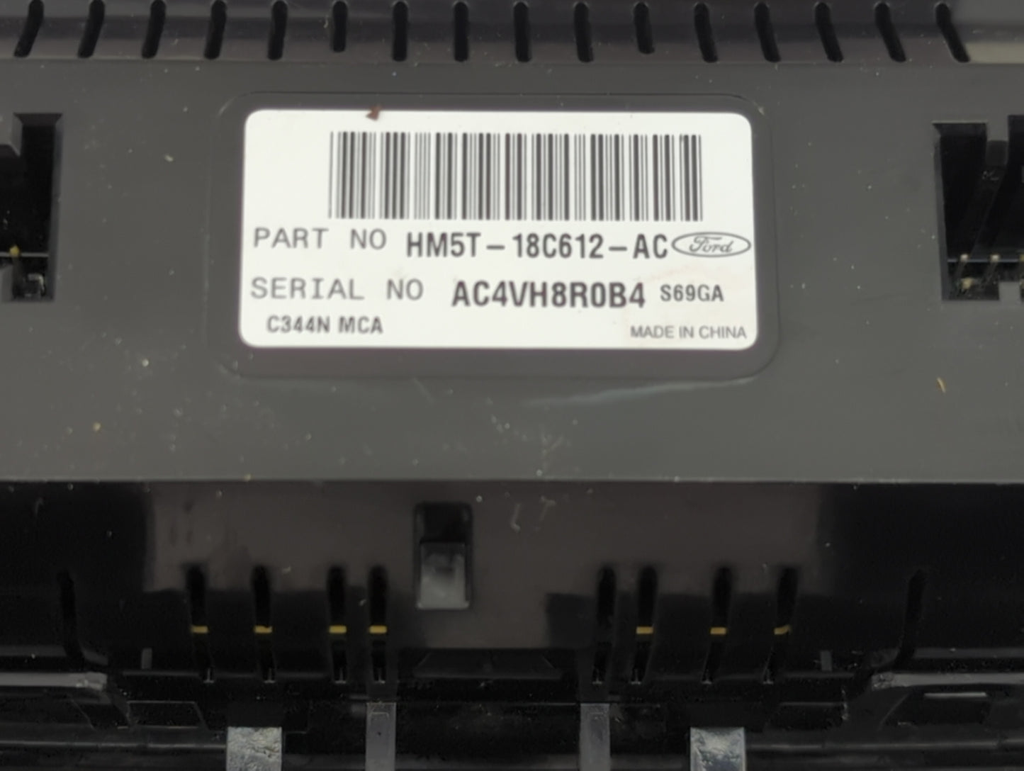 2018 Ford Cmax Climate Control Module Temperature AC/Heater Replacement P/N:HM5T-18C612-AC Fits Fits 2017 OEM Used Auto Part