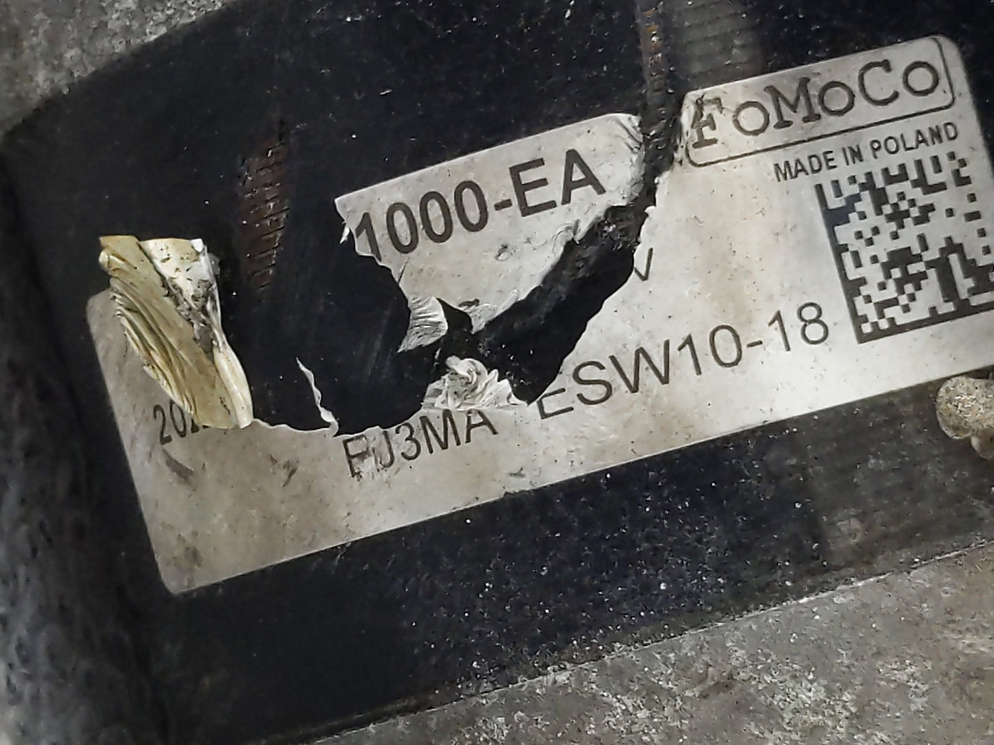 2018-2021 Ford Ecosport Car Starter Motor Solenoid OEM Fits Fits 2018 2019 2020 2021 OEM Used Auto Parts - Oemusedautoparts1