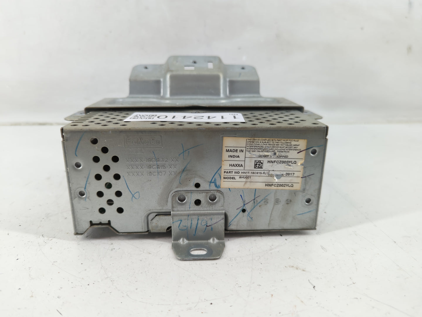 2018-2022 Ford Ecosport Radio AM FM Cd Player Receiver Replacement P/N:HN1T-18C815-FL Fits Fits 2018 2019 2020 2021 2022 OEM