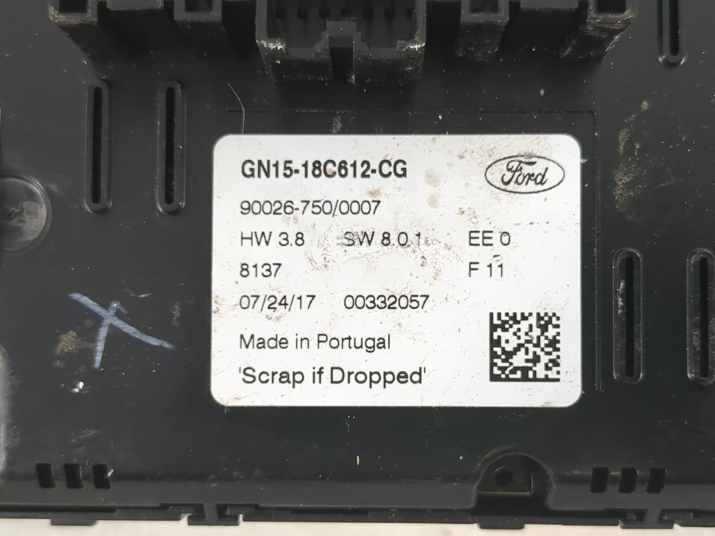 2018-2020 Ford Ecosport Climate Control Module Temperature AC/Heater Replacement P/N:GN15-18612-CG Fits Fits 2018 2019 2020 