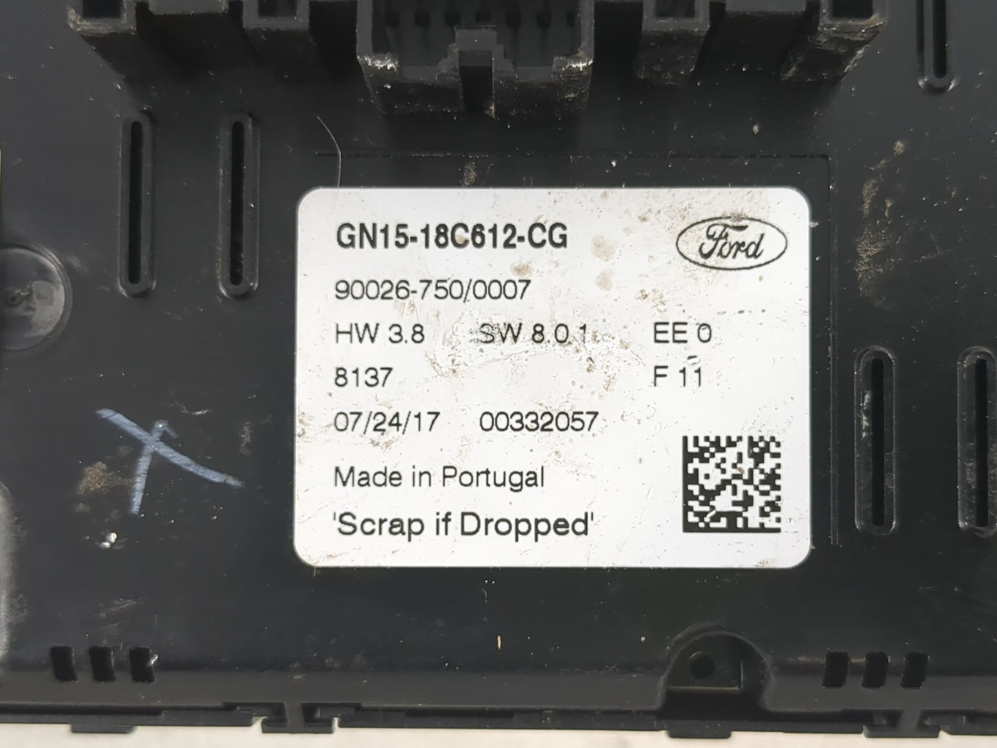 2018-2020 Ford Ecosport Climate Control Module Temperature AC/Heater Replacement P/N:GN15-18612-CG Fits Fits 2018 2019 2020 