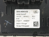 2018-2020 Ford Ecosport Climate Control Module Temperature AC/Heater Replacement P/N:GN15-18612-CG Fits Fits 2018 2019 2020 