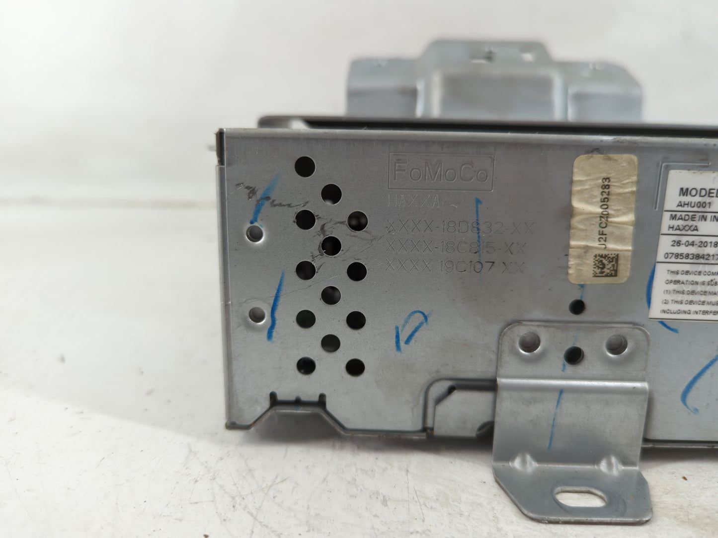 2018-2020 Ford Ecosport Radio AM FM Cd Player Receiver Replacement P/N:J2BT 19C107 FL Fits Fits 2018 2019 2020 OEM Used Auto