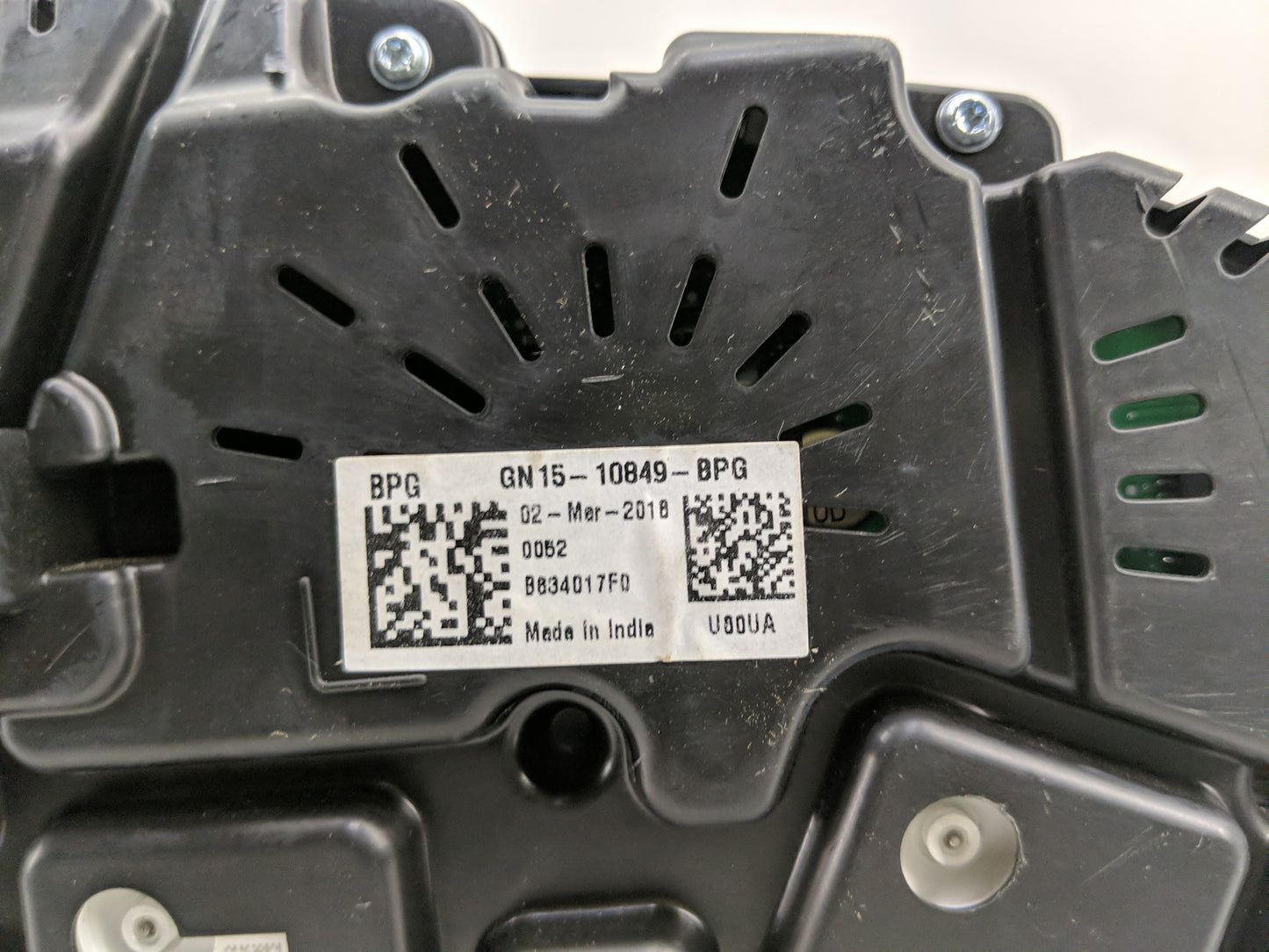 2018-2019 Ford Ecosport Instrument Cluster Speedometer Gauges P/N:GN15-10849-BPG Fits Fits 2018 2019 OEM Used Auto Parts - O