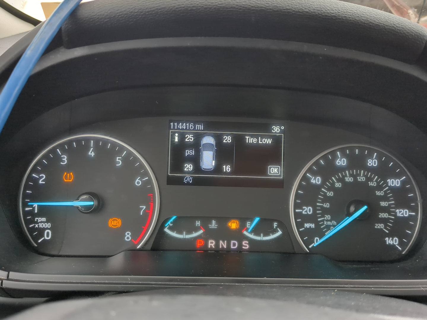 2018-2019 Ford Ecosport Instrument Cluster Speedometer Gauges Miles:114K Fits Fits 2018 2019 OEM Used Auto Parts - Oemusedau