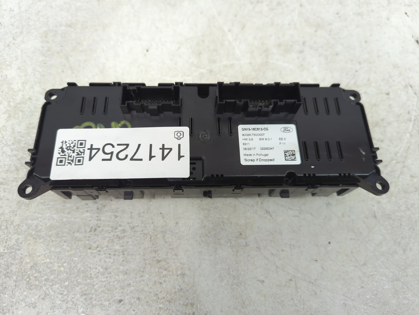 2018-2020 Ford Ecosport Climate Control Module Temperature AC/Heater Replacement P/N:GN15-18C612-CG Fits Fits 2018 2019 2020
