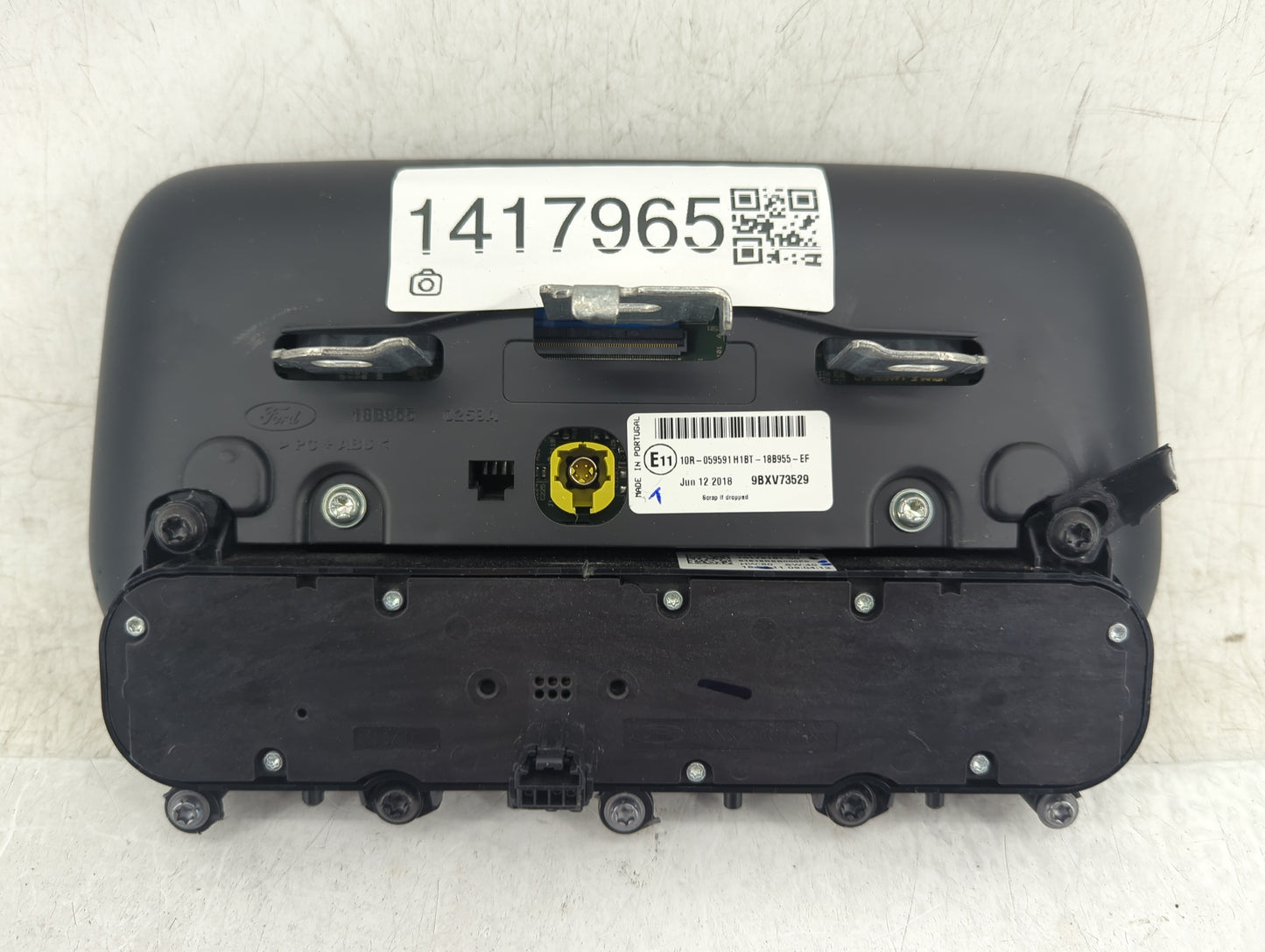2018-2020 Ford Ecosport Radio AM FM Cd Player Receiver Replacement P/N:H1BT-18B955-EF Fits Fits 2018 2019 2020 OEM Used Auto