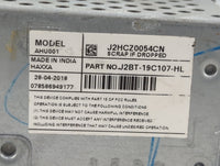 2018-2022 Ford Ecosport Radio AM FM Cd Player Receiver Replacement P/N:J2BT-19C107-HL Fits Fits 2018 2019 2020 2021 2022 OEM