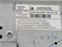 2018 Ford Ecosport Radio AM FM Cd Player Receiver Replacement Fits OEM Used Auto Parts - Oemusedautoparts1.com