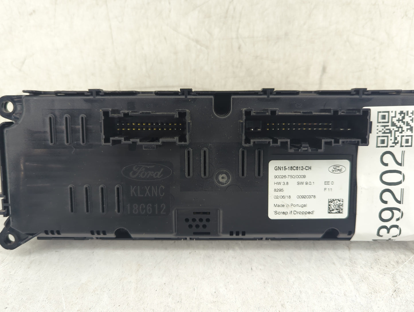 2018-2020 Ford Ecosport Climate Control Module Temperature AC/Heater Replacement P/N:GN15-18C612-CH Fits Fits 2018 2019 2020