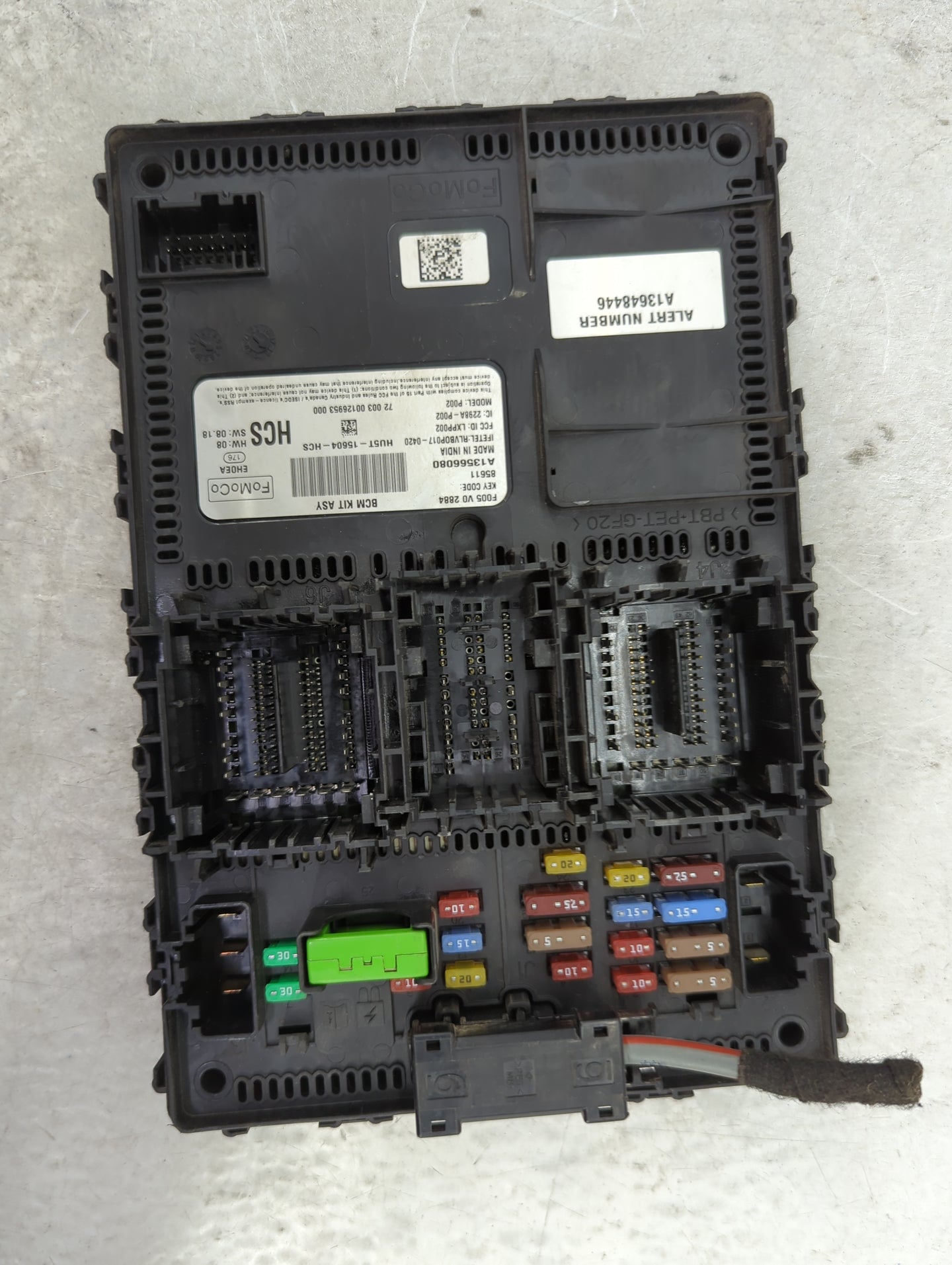 2018-2022 Ford Ecosport Body Control Module Bcm Inner Cabin Fuse Box - Oemusedautoparts1.com