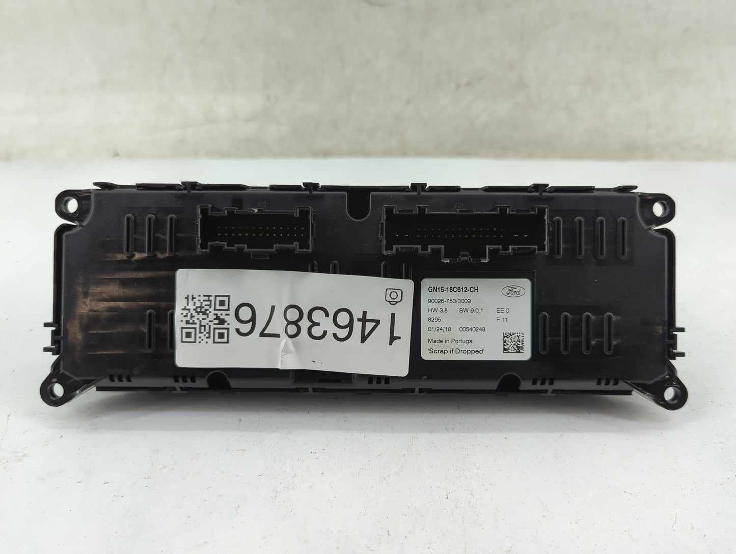 2018-2020 Ford Ecosport Climate Control Module Temperature AC/Heater Replacement P/N:GN15-18C612-CH Fits Fits 2018 2019 2020