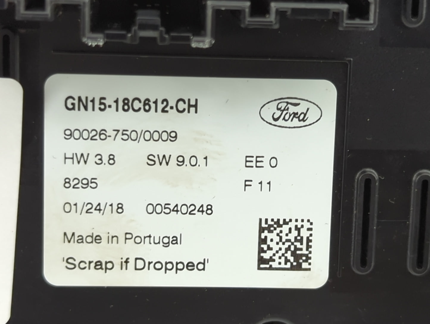 2018-2020 Ford Ecosport Climate Control Module Temperature AC/Heater Replacement P/N:GN15-18C612-CH Fits Fits 2018 2019 2020
