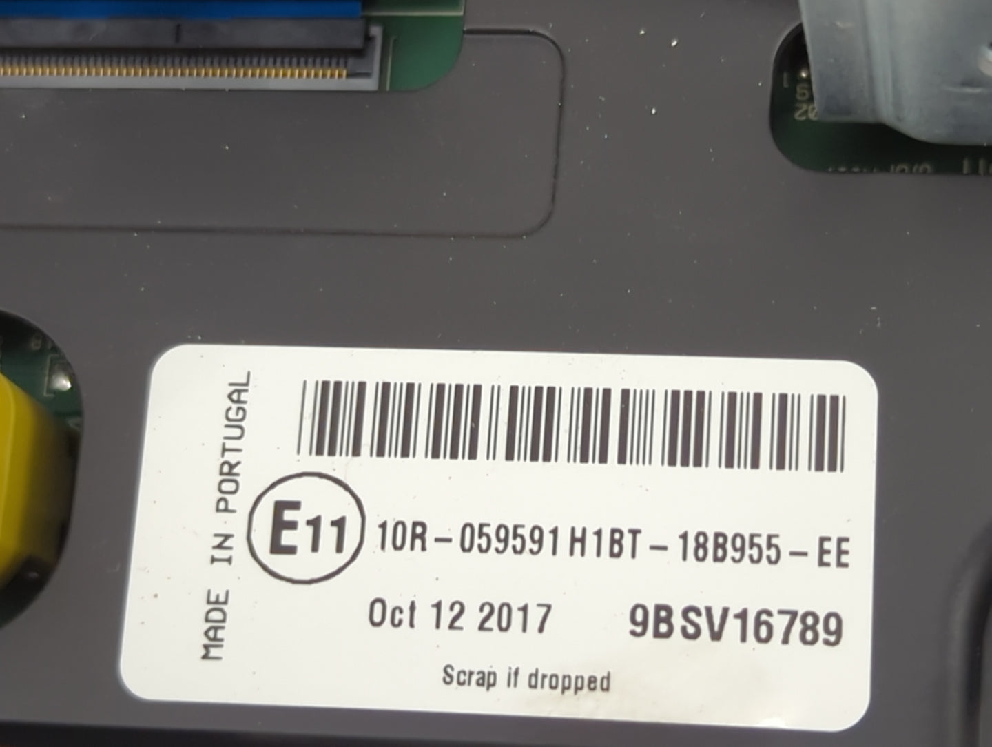 2018-2020 Ford Ecosport Radio AM FM Cd Player Receiver Replacement P/N:10R-059591 H1BT-18B955-EE Fits Fits 2018 2019 2020 OE