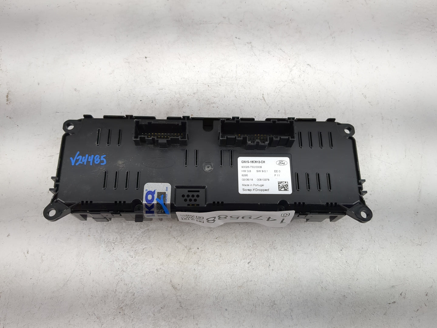 2018-2020 Ford Ecosport Climate Control Module Temperature AC/Heater Replacement P/N:GN15-18C612-CH Fits Fits 2018 2019 2020