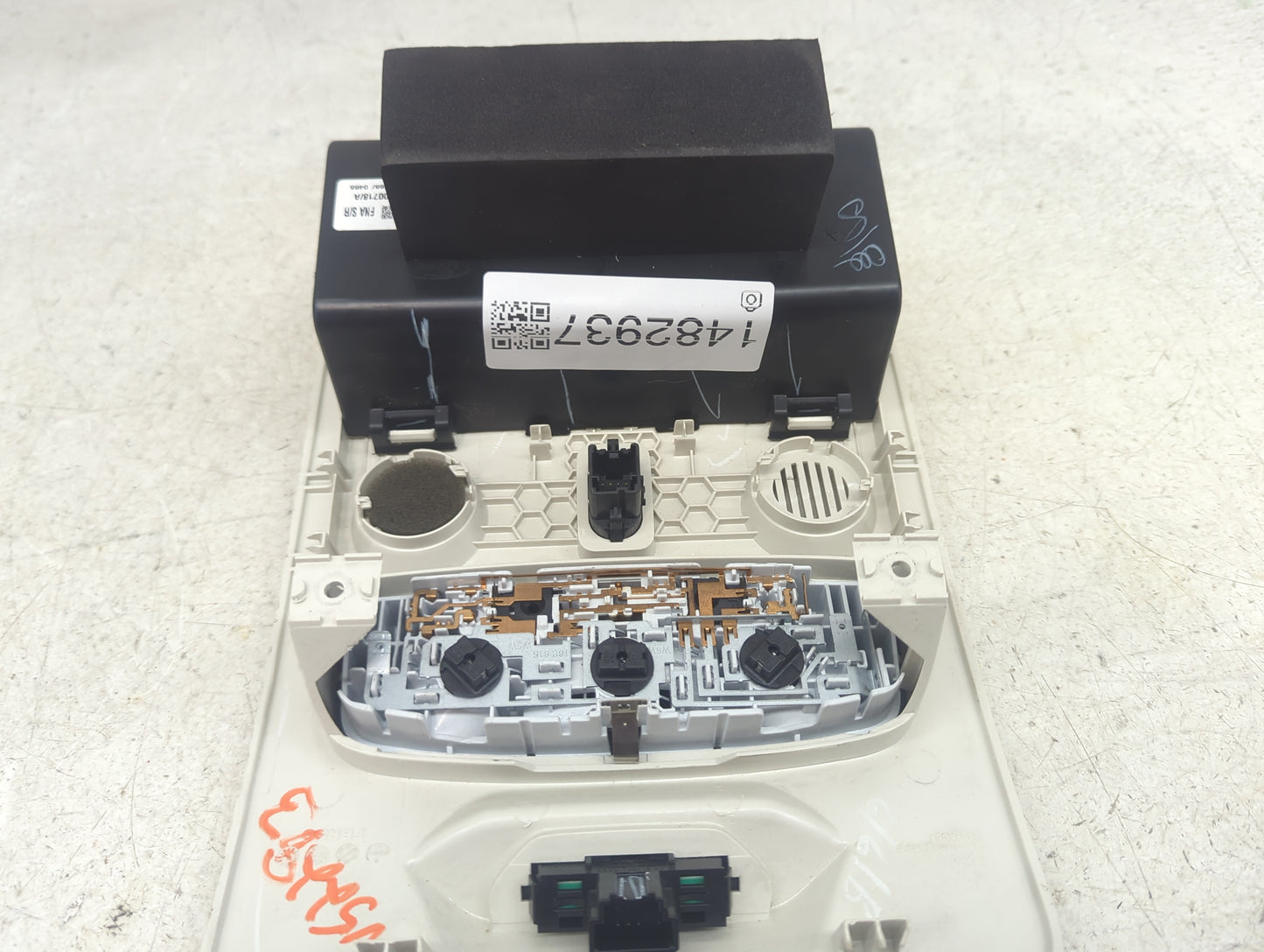 2018 Ford Ecosport Overhead Console W/rear Climate Control Tan - Oemusedautoparts1.com