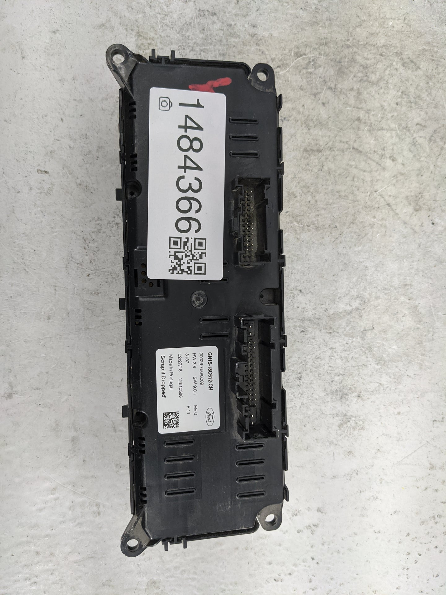 2018-2020 Ford Ecosport Climate Control Module Temperature AC/Heater Replacement P/N:GN15-18C612-CH Fits Fits 2018 2019 2020