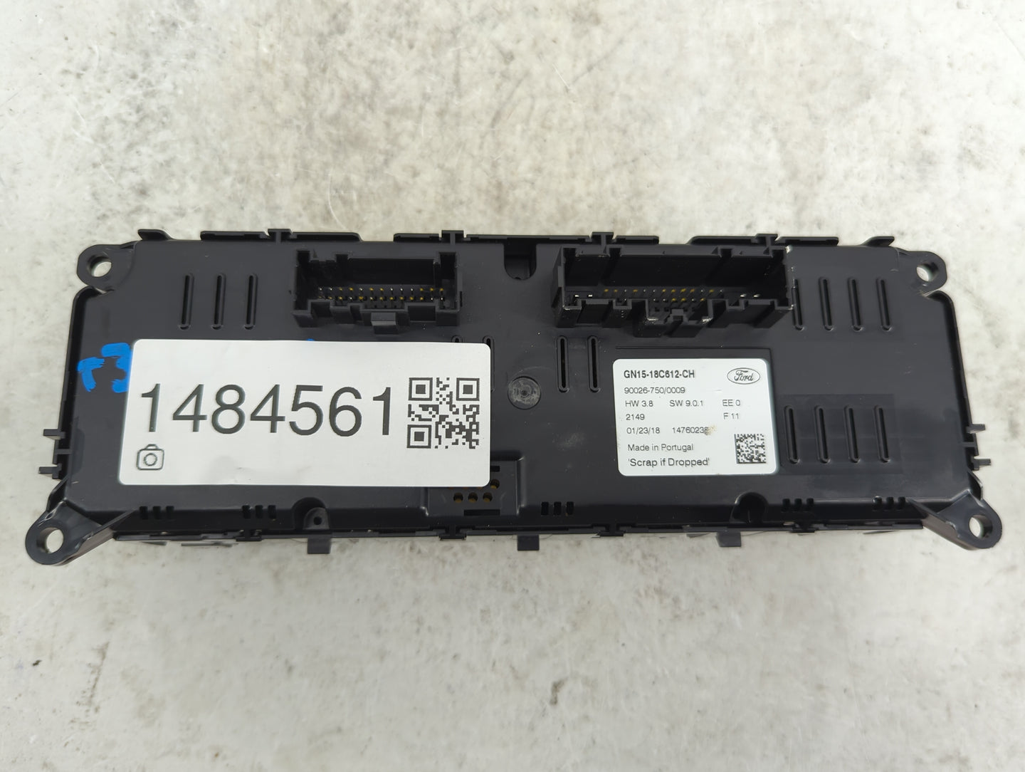 2018-2020 Ford Ecosport Climate Control Module Temperature AC/Heater Replacement P/N:GN15-18C612-CH Fits Fits 2018 2019 2020