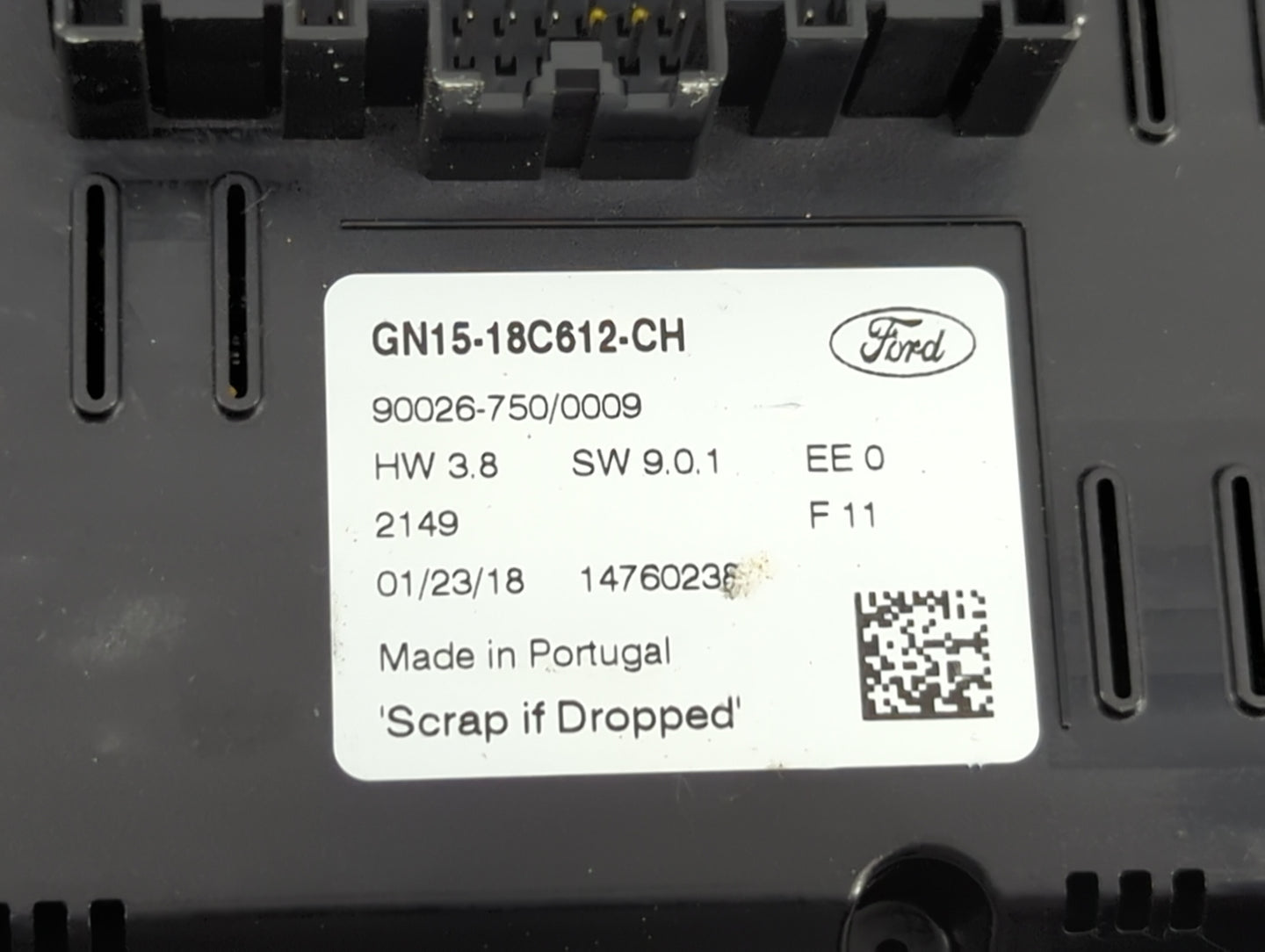 2018-2020 Ford Ecosport Climate Control Module Temperature AC/Heater Replacement P/N:GN15-18C612-CH Fits Fits 2018 2019 2020