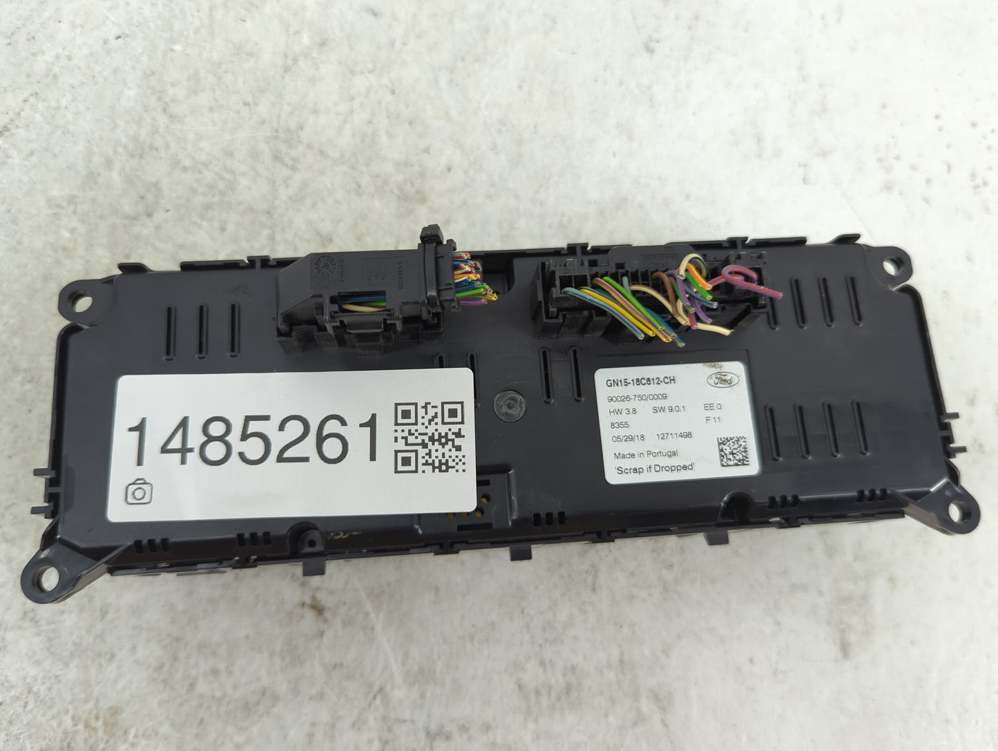 2018-2020 Ford Ecosport Climate Control Module Temperature AC/Heater Replacement P/N:GN15-18C612-CH Fits Fits 2018 2019 2020