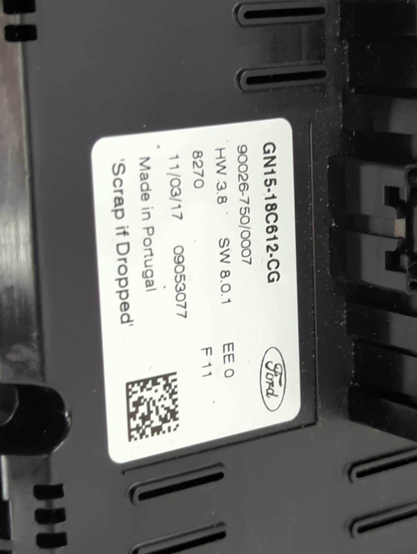 2018-2020 Ford Ecosport Climate Control Module Temperature AC/Heater Replacement P/N:GN15-18C612-CG 90026-750/0007 Fits OEM 