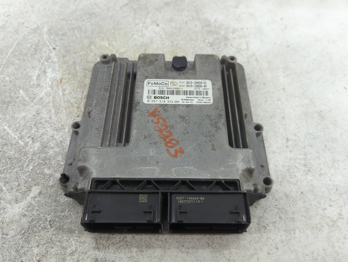 2018-2022 Ford Ecosport PCM Engine Control Computer ECU ECM PCU OEM P/N:GN15-12A650-NC HN1A-12B684-BA Fits OEM Used Auto Par
