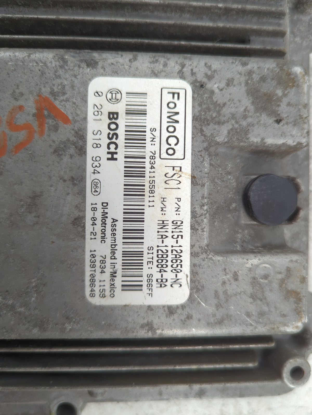 2018-2022 Ford Ecosport PCM Engine Control Computer ECU ECM PCU OEM P/N:GN15-12A650-NC HN1A-12B684-BA Fits OEM Used Auto Par